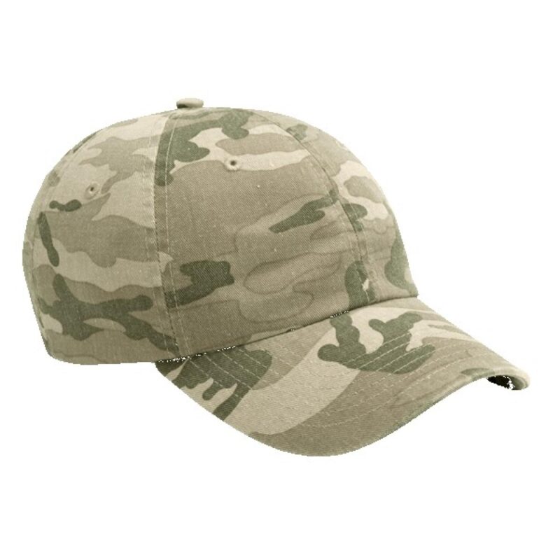 Valucap VC300A Camo Bio-Washed Unstructured Cap - 1