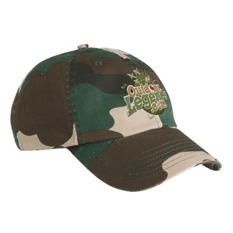 Valucap VC300A Camo Bio-Washed Unstructured Cap - 5