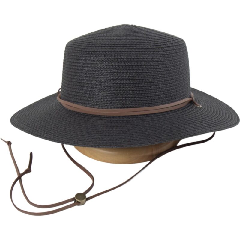 Vintage Western Cowboy Paper Straw Hat - 1