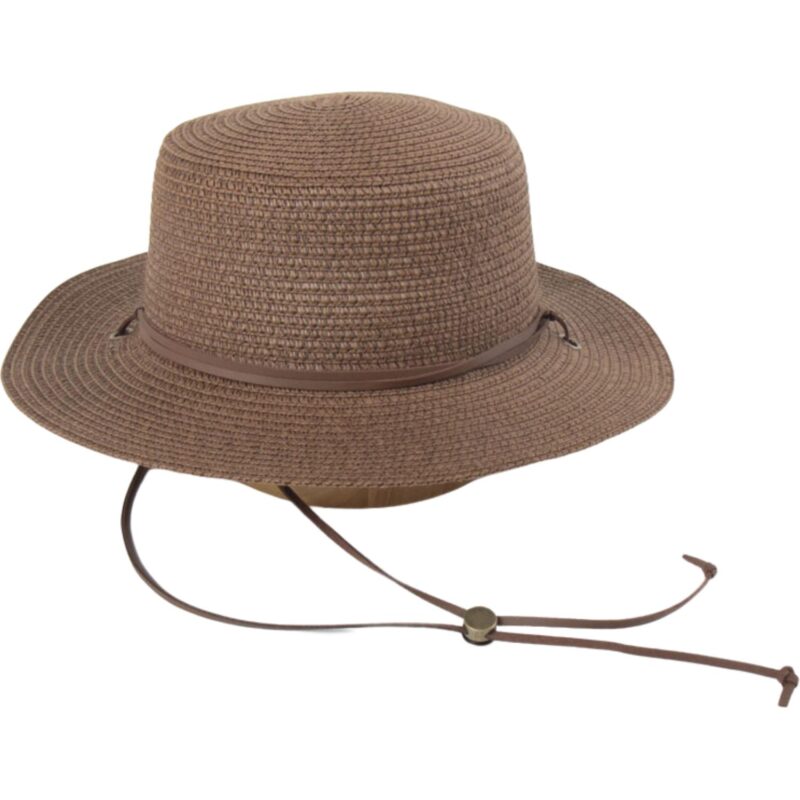 Vintage Western Cowboy Paper Straw Hat - 2