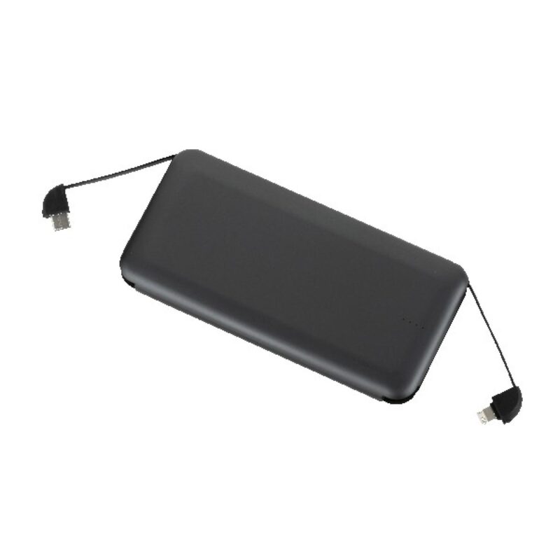 Volt UL Listed 10000 mAh Built-in Cable Powerbank - 1