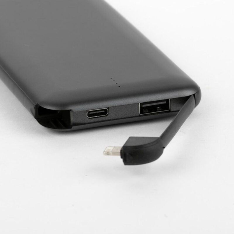 Volt UL Listed 10000 mAh Built-in Cable Powerbank - 4