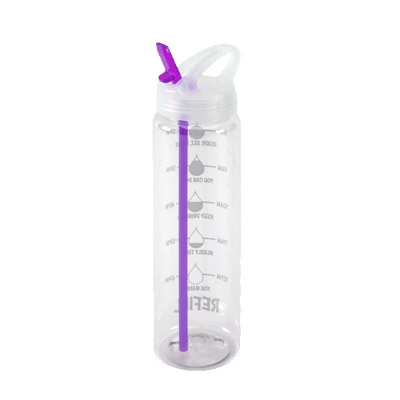 Water Bottle with Flip Up Spout & Hydration Mark - 32 Oz. - 3