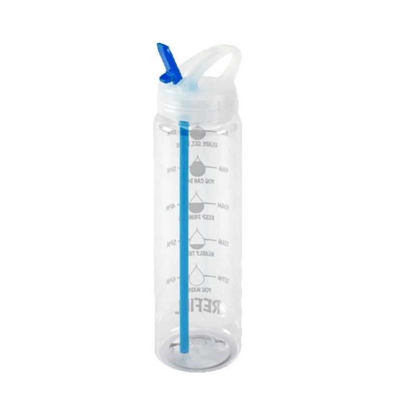 Water Bottle with Flip Up Spout & Hydration Mark - 32 Oz. - 6