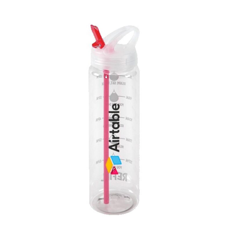 Water Bottle with Flip Up Spout & Hydration Mark - 32 Oz. - 8
