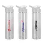 YUMA 25 oz. Clear Freedom Bottle with Guzzler Lid
