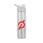YUMA 25 oz. Clear Freedom Bottle with Guzzler Lid - 4