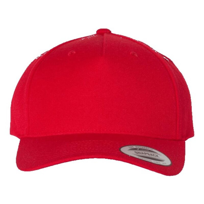 Yupoong 5789M 5-Panel Wool Blend Cap - 3