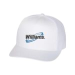 Yupoong 6006 5-Panel Flat Bill Trucker Cap - 1