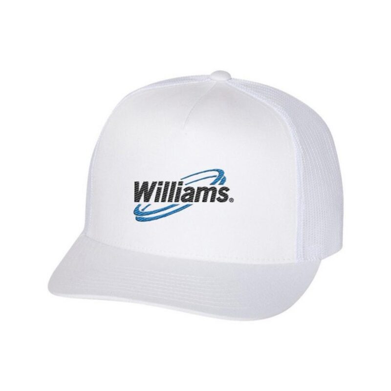 Yupoong 6006 5-Panel Flat Bill Trucker Cap - 1