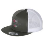 Yupoong 6006 5-Panel Flat Bill Trucker Cap - 4