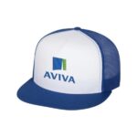 Yupoong 6006 5-Panel Flat Bill Trucker Cap - 8