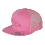 Yupoong 6006 5-Panel Flat Bill Trucker Cap - 9