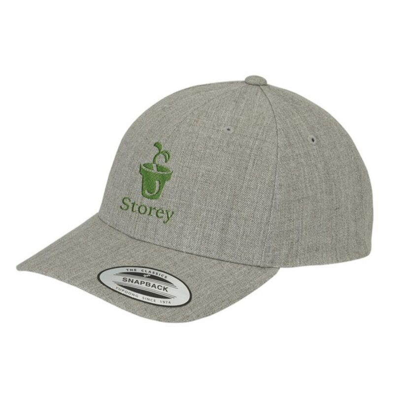 Yupoong Premium Curved Visor Snapback Cap - 7