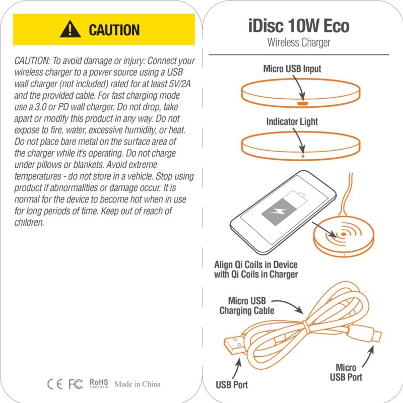 iDisc 10W Eco Wireless Charger - 3