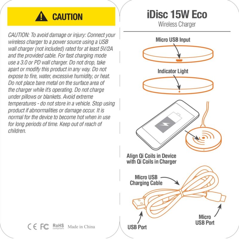 iDisc 15W Eco Wireless Charger - 5