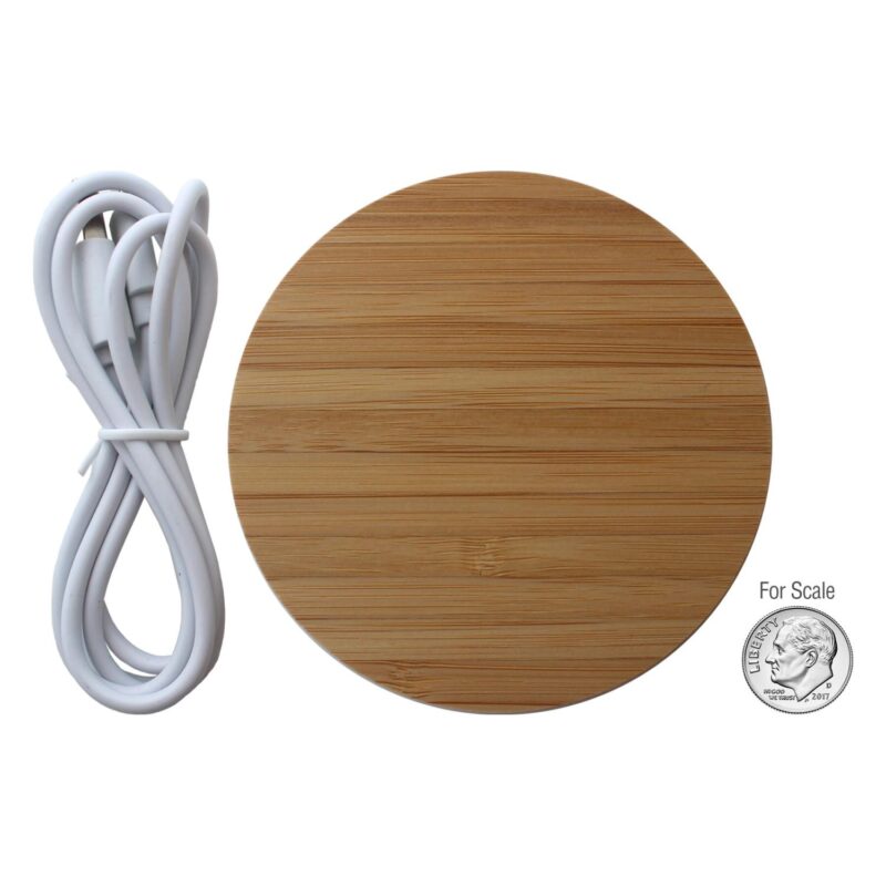 iDisc Bamboo 15W Wireless Charger - 7