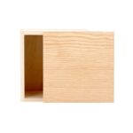 4" x 4" Small Square Wooden Box - 2