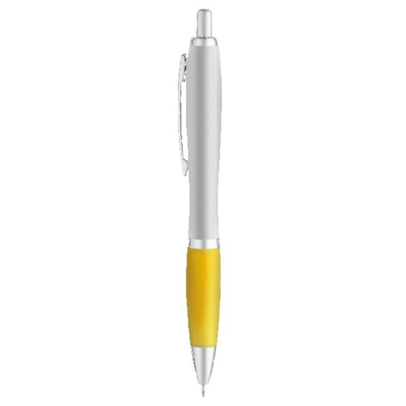 Curvaceous Matte Silver Ballpoint - 1