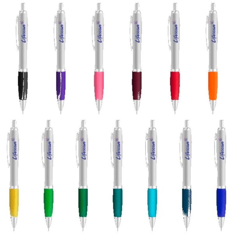 Curvaceous-Silver-Matte-Gel-Pen-GP1571 Curvaceous Silver Matte Gel Pen