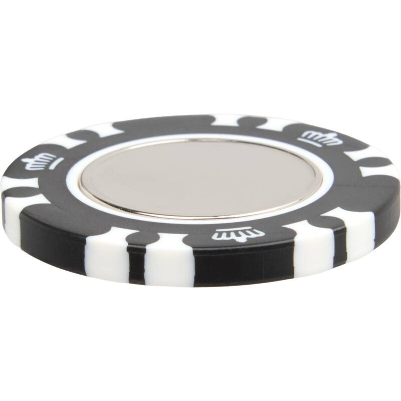 Recycled Poker Chip w/ Metal Ballmarker - 1
