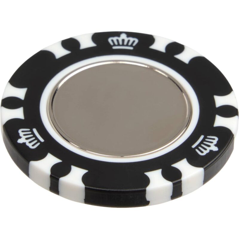Recycled Poker Chip w/ Metal Ballmarker - 9