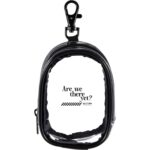 Round Clear Bag Charm - 1
