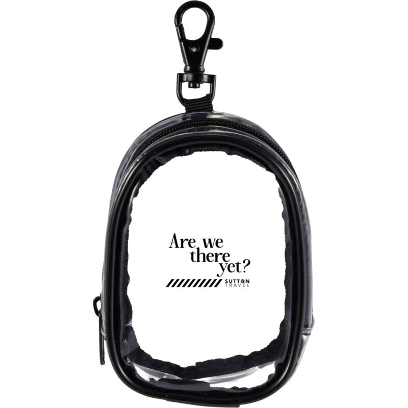 Round Clear Bag Charm