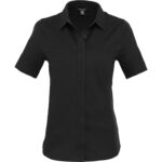 TATRA Eco Short Knit Button Up Sleeve Shirt - Women's