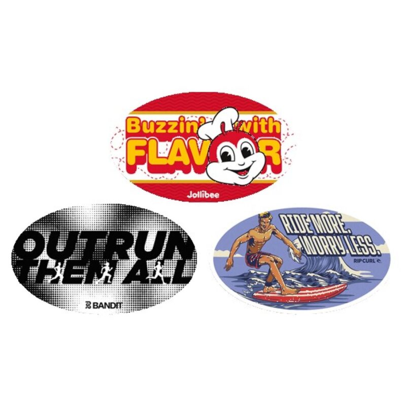 Tag Buddy 5" x 3" Oval All-Purpose Sticker