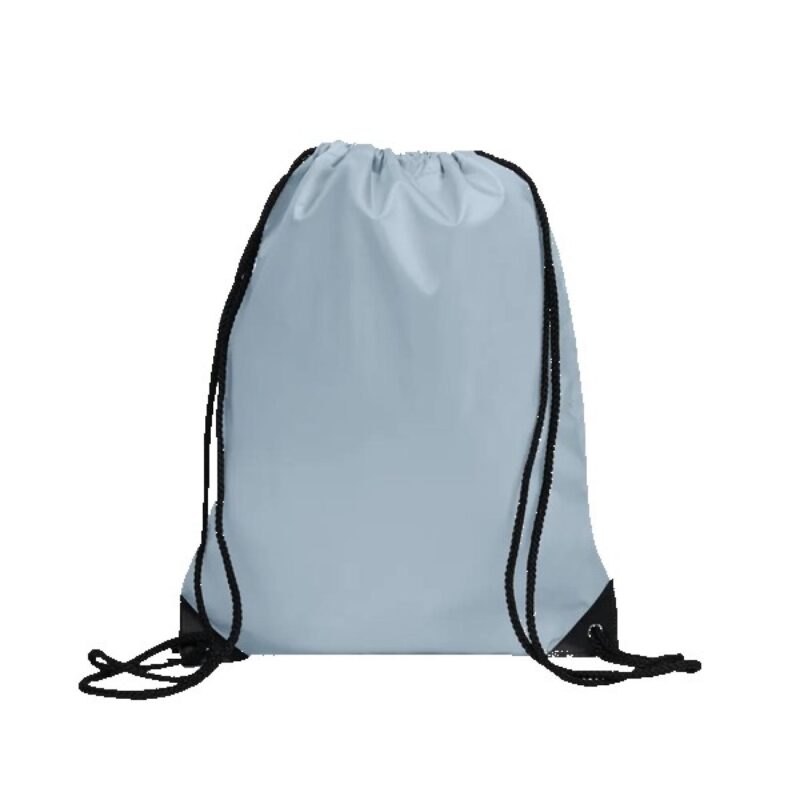 Centauri Recycled Black Trim Drawstring Bag - 3