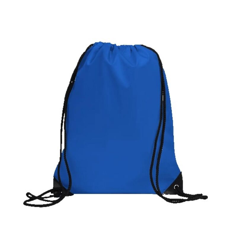 Centauri Recycled Black Trim Drawstring Bag - 4