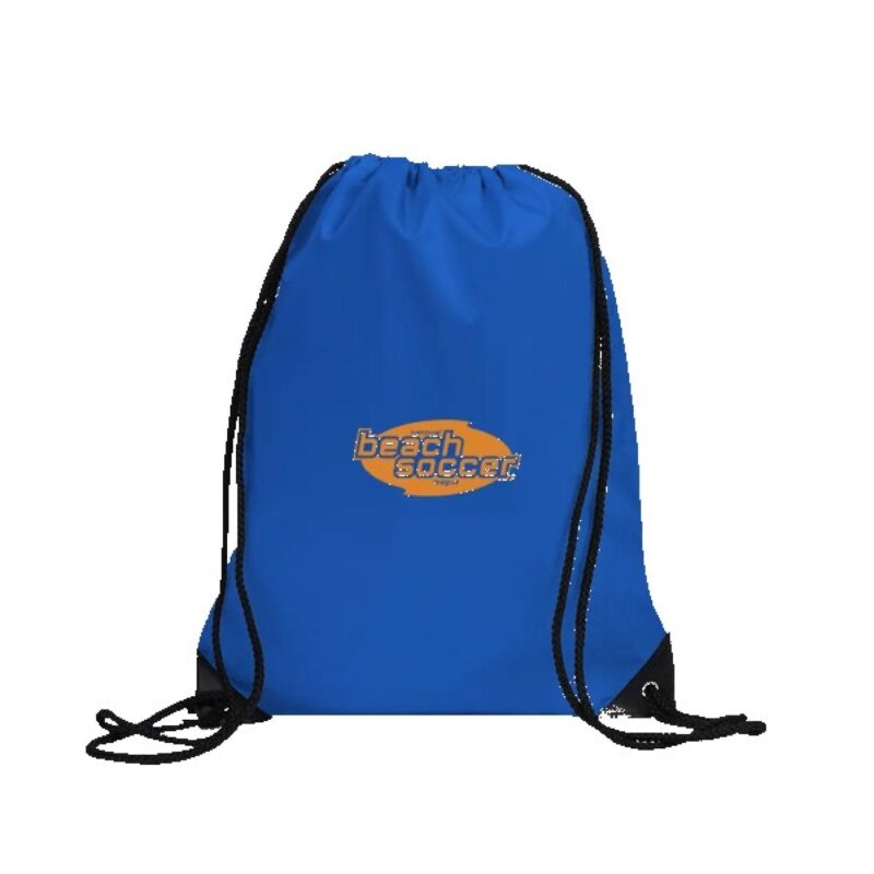 Centauri Recycled Black Trim Drawstring Bag - 5