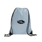 Centauri Recycled Black Trim Drawstring Bag - 6
