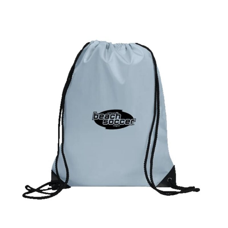 Centauri Recycled Black Trim Drawstring Bag - 6
