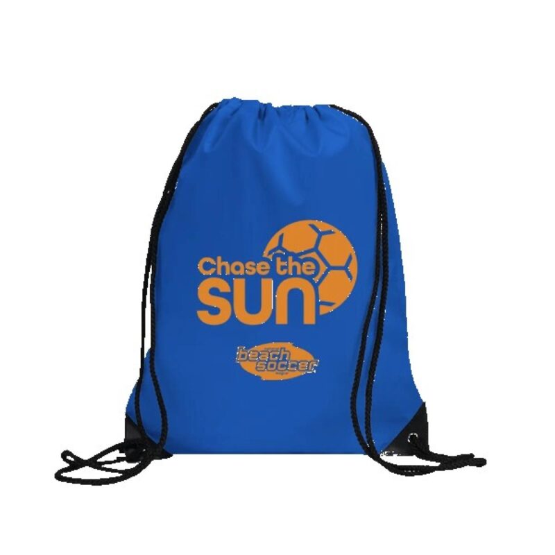 Centauri Recycled Black Trim Drawstring Bag - 7