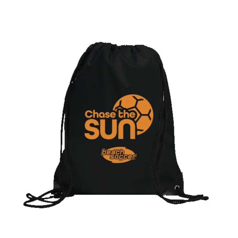 Centauri Recycled Black Trim Drawstring Bag - 9