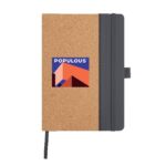 Hickory Cork & Recycled PU Notebook - 5