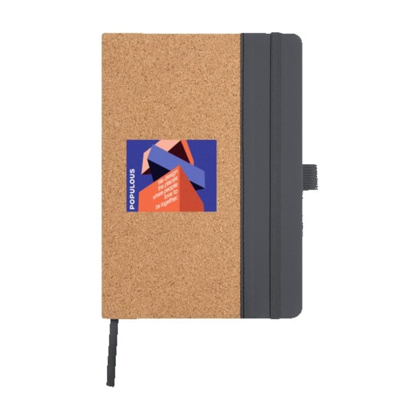 Hickory Cork & Recycled PU Notebook - 7