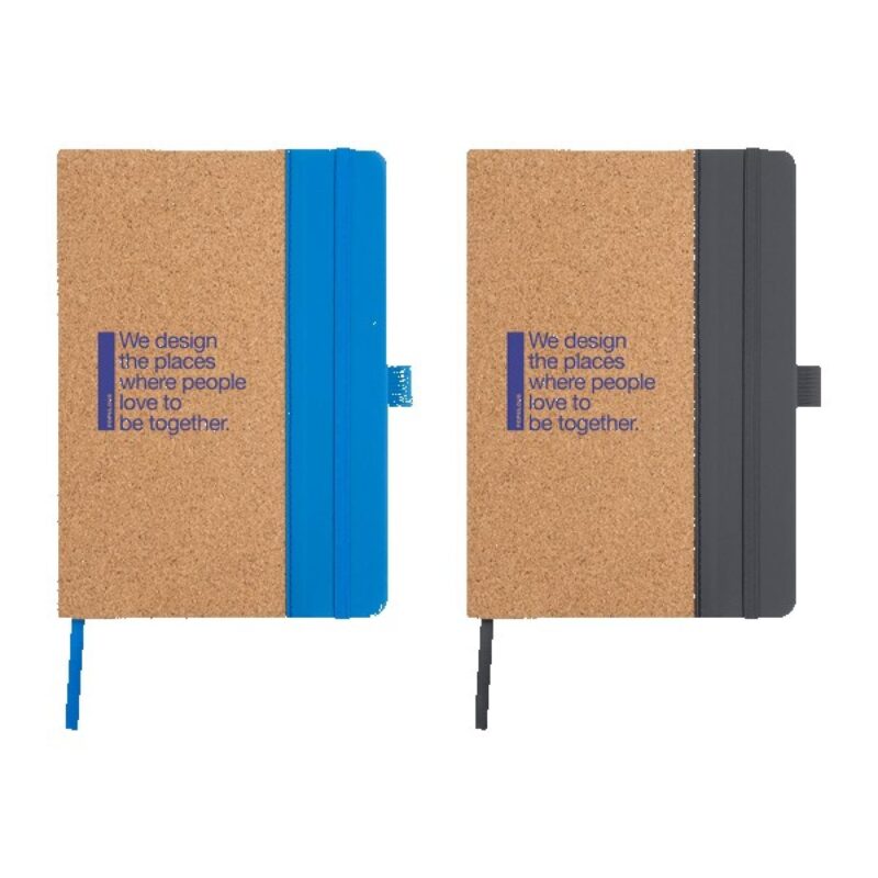 Hickory Cork & Recycled PU Notebook