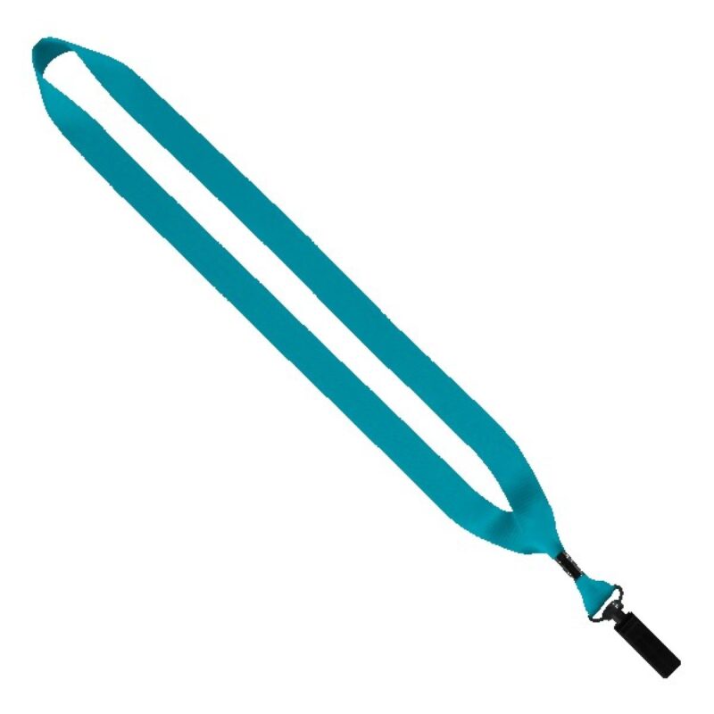 3/4" Polyester Lanyard with Bulldog Clip - 2