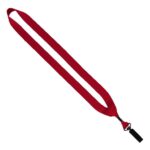 3/4" Polyester Lanyard with Bulldog Clip - 4