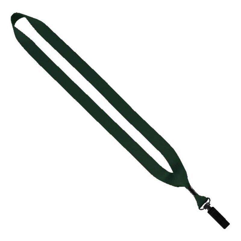 3/4" Polyester Lanyard with Bulldog Clip - 9