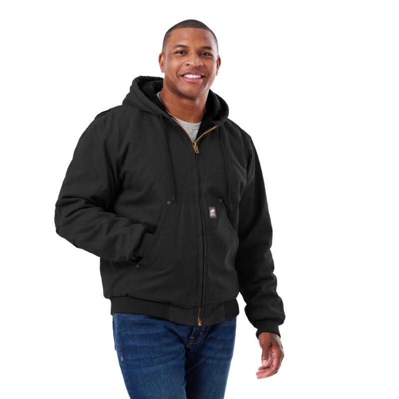 Berne Heartland Washed Duck Hooded Work Jacket - 5