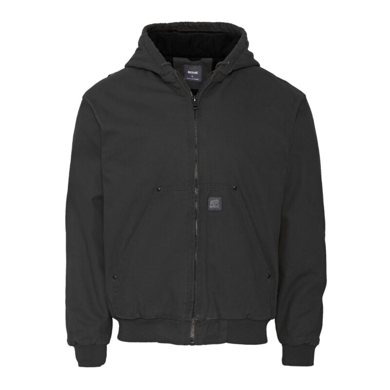 Berne Heartland Washed Duck Hooded Work Jacket