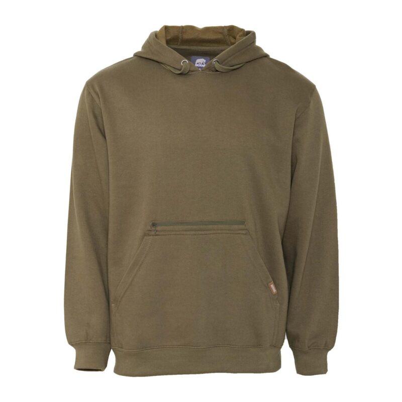 Berne Heritage Zippered Pocket Hooded Sweatshirt - Men's - 9