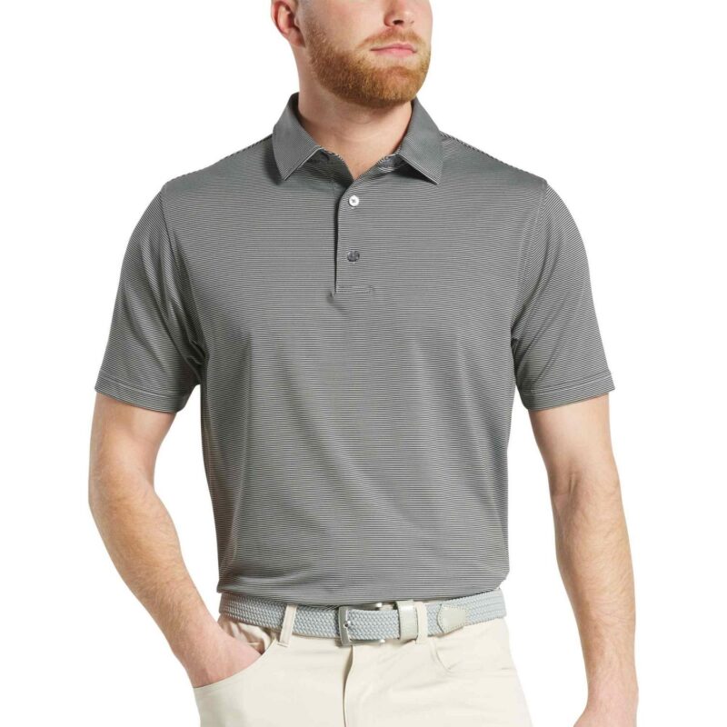 FootJoy Men's MicroFeeder Stripe Polo - 4