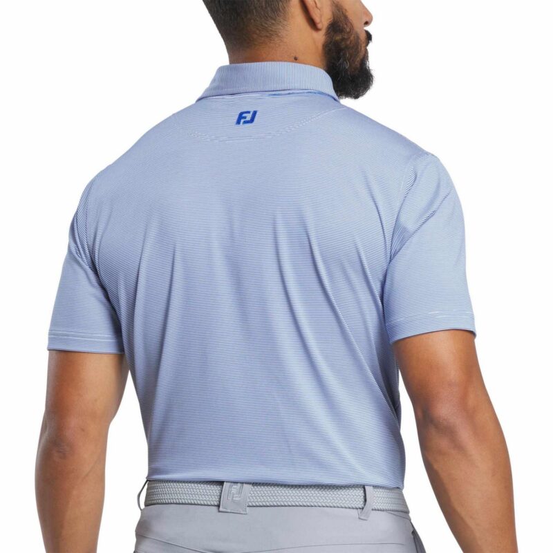 FootJoy Men's MicroFeeder Stripe Polo - 9