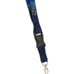 Full Color 1" Lanyard w/ Extension and D-Ring - 2