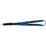 Full Color 1" Lanyard w/ Extension and D-Ring - 4